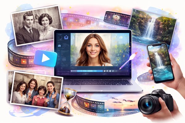 Анимированное видео из снимков: технологии, методы и области применения