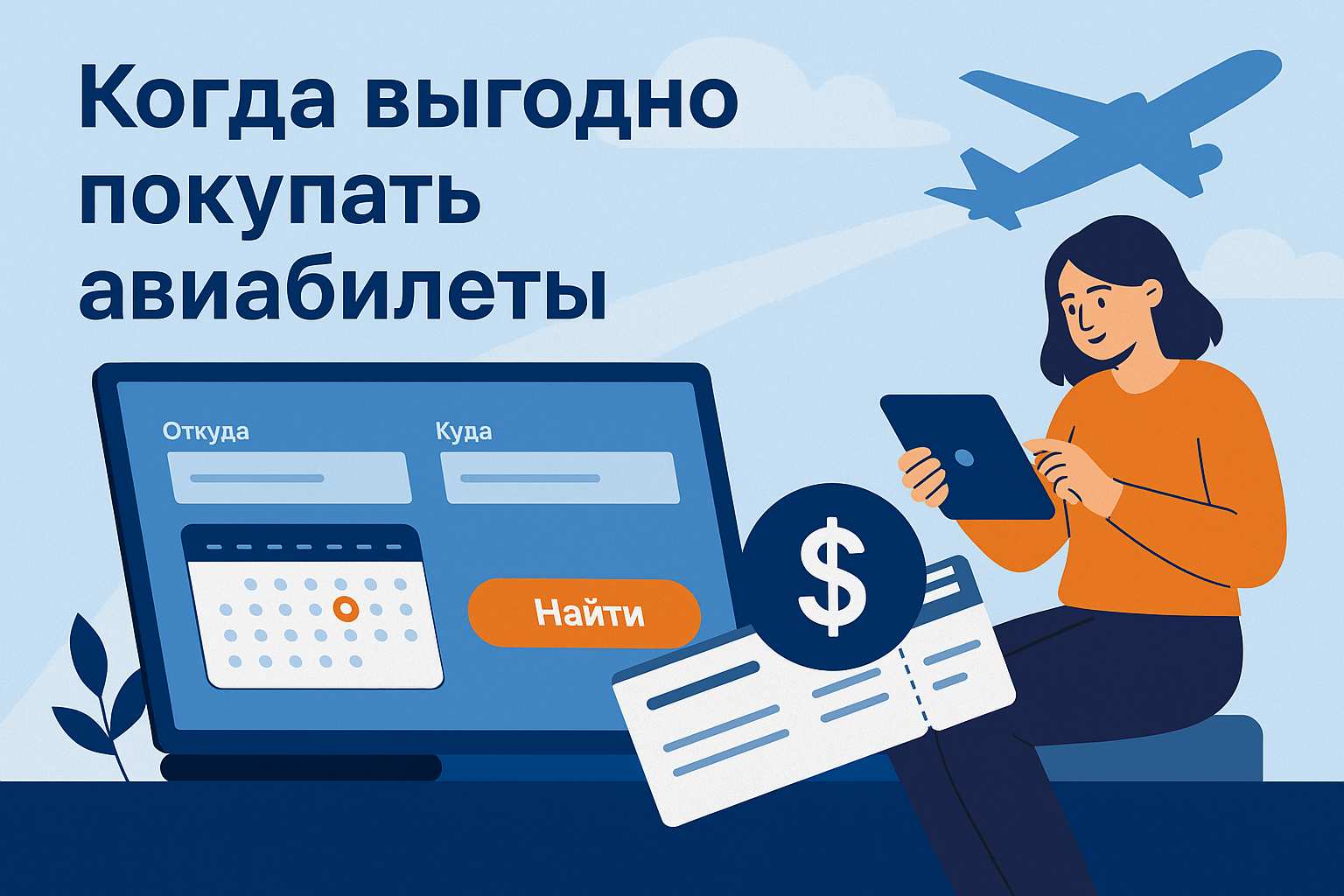 Когда выгодно покупать авиабилеты: анализ сезонности, динамики цен и советов опытных путешественников