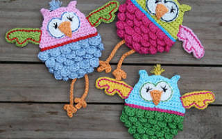 Аппликации крючком: схемы для украшения детской одежды