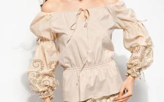 Выкройка блузы-крестьянки и мастер-класс по пошиву базового варианта