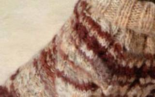 Свитер для собак спицами и крючком