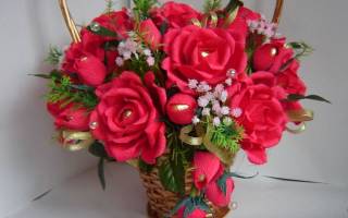 Роза из гофрированной бумаги своими руками: подробный разбор каждого этапа