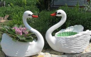 Лебедь из пластиковых бутылок своими руками: простые техники изготовления