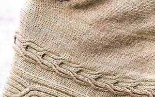 Пуловер летучая мышь спицами за несколько вечеров