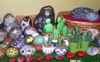 Роспись на камнях: мастер-класс создания оригинальных поделок