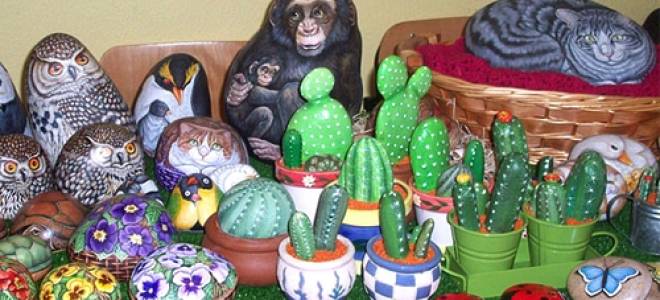 Роспись на камнях: мастер-класс создания оригинальных поделок