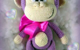 Веселая обезьянка крючком в стиле амигуруми: занимательные уроки для всей семьи