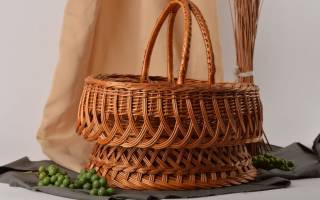 Плетение корзин из лозы для начинающих: подбираем качественный материал