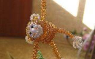 Как из бисера сплести обезьяну: простые объяснения и уроки
