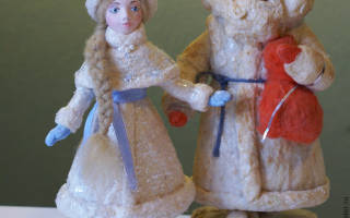 Снегурочка своими руками: снежная девушка за пару часов