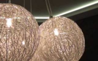 Люстра из ниток своими руками: процесс изготовления от а до я