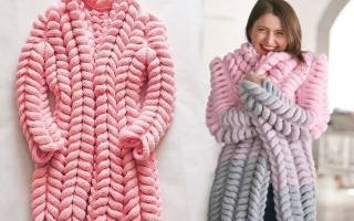 Азиатский колосок спицами: создаем роскошный гардероб