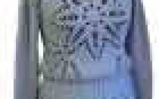 Морозный узор спицами: подборка простейших схем для работы