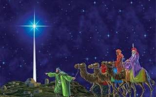 Поделка вифлеемской звезды из бумаги, соломки и пенопласта