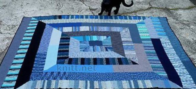 Плед «10 петель»: мастер-класс по созданию теплого покрывала