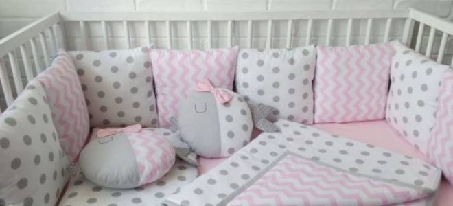 Бортик в детскую кроватку своими руками: технология пошива различных бамперов