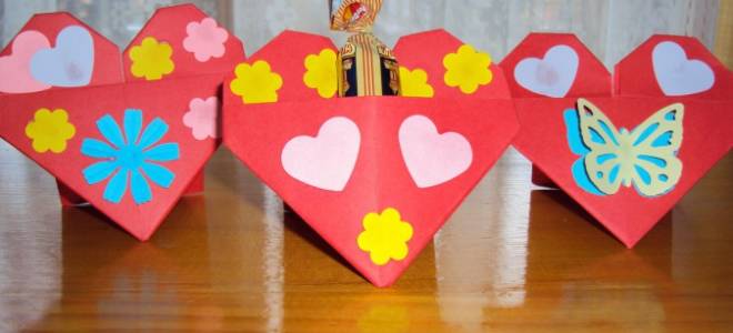 Объемное сердце: модульное оригами на день всех влюбленных
