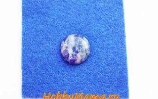 Оплетение кабошона бисером: камень в искусном обрамлении