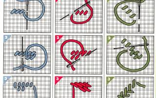 Вышивка крестом: схемы цветов и других ярких растений