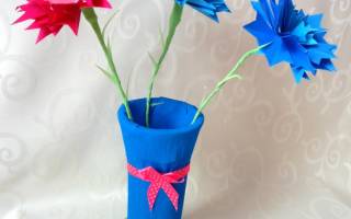 Василек из бумаги своими руками: варианты изготовления