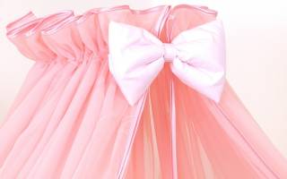 Балдахин на детскую кроватку своими руками: интересные идеи выполнения