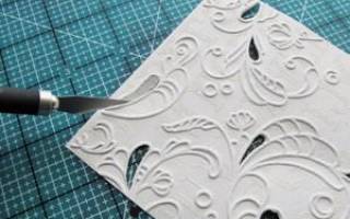 Тиснение на бумаге в домашних условиях: разбираем популярные методы