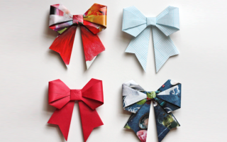 Оригами бантик: украшение для мужчины своими руками