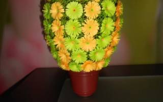 Шар из цветов: осваиваем азы техники квиллинг