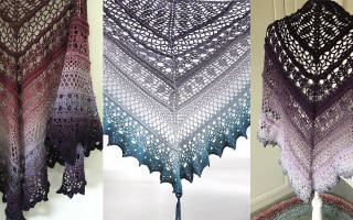 Ажурная шаль крючком: разные техники вязания для рукодельниц