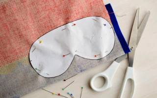 Маска для сна своими руками для комфортного отдыха и приятных сновидений