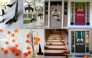 Как сделать украшения на хэллоуин своими руками из бумаги для дома