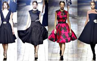 Платье с юбкой-полусолнце: делаем наряд за один вечер