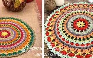Мастер-класс по мандале крючком с пошаговой инструкцией