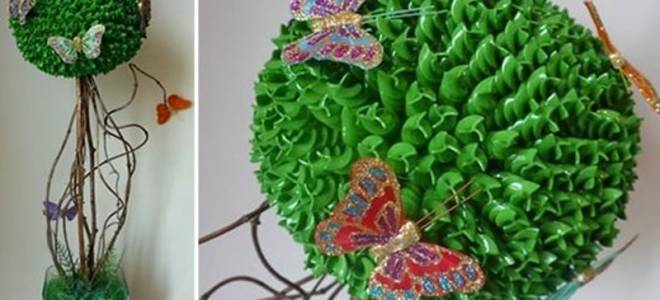 Топиарии из макарон как предмет интерьера