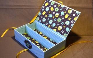 Шкатулка для рукоделия своими руками: держим все нужное под рукой