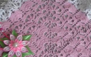 Косынка крючком: схема и описание замечательного детского и женского аксессуара