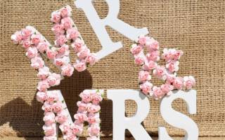 Объемная буква своими руками для украшения комнат