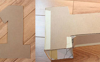 Как сделать буквы из салфеток для украшения праздничного стола