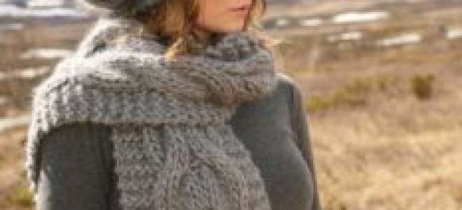 Берет из толстой пряжи: согреваемся в непогоду