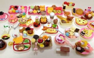 Игрушечная еда своими руками: лепим булочки и шьем овощи с рыбкой