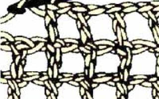 Филейная сетка крючком: схемы для создания интересных обновок гардероба