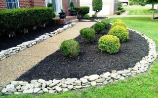 Клумба из камней своими руками: урок по украшению загородного участка