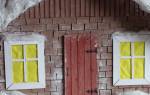 Поделки зимнего домика: встречаем новый год во всей красе