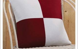 Подушка из лоскутков своими руками: изделие в виде тарелки