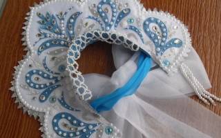 Кокошник своими руками из картона: традиционный головной убор к праздникам