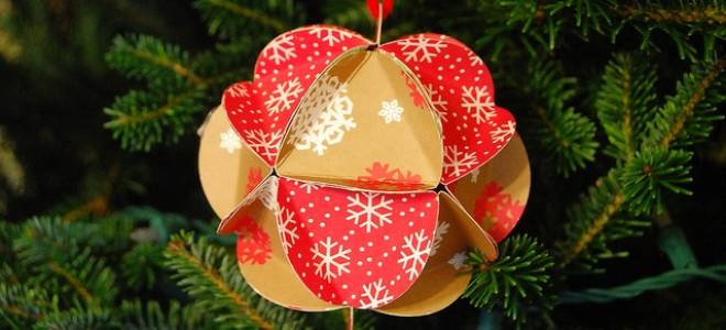 Новогодние игрушки из бумаги: видео-уроки и полезные советы для каждого