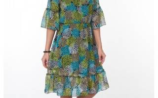 Платье из шифона в нескольких вариантах