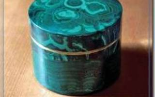 Малахитовая шкатулка своими руками: мастерство воссоздания каменного узора