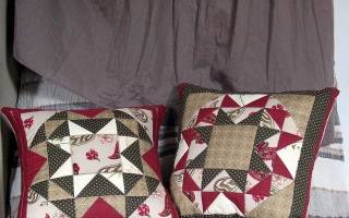 Пэчворк подушки: идеи по изготовлению