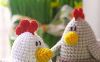 Пасхальная курочка крючком: самобытный персонаж праздничного декора